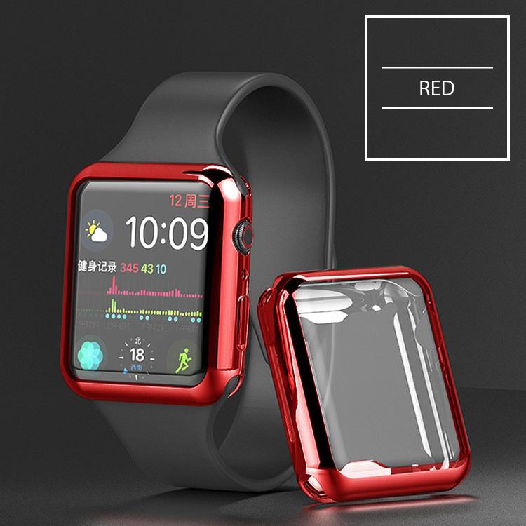 Apple watch フェイスカバー 全面保護 カバー SE series5 series6 