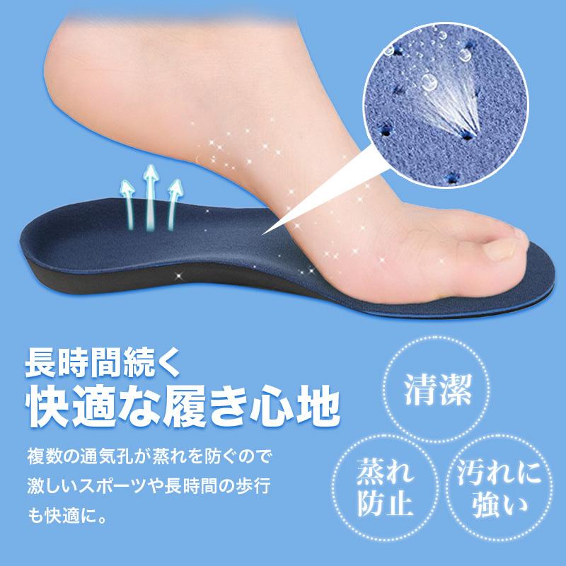 インソール アーチ型 衝撃吸収 中敷き レディース メンズ かかと ゲル