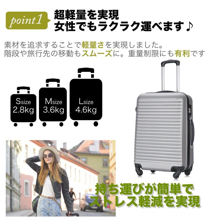 トラベルデパート スーツケース ボーダー柄 Sサイズ 小型 TSAロック