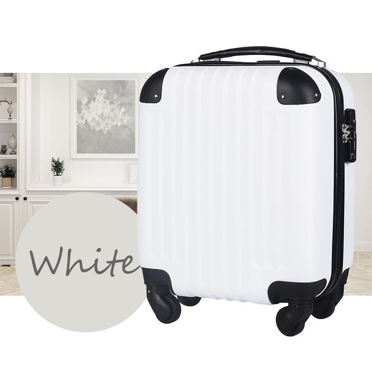 CARGO 22L キャリーケース　LCC コインロッカー　ホワイト アジア・ラゲージ コインロッカー収納可能 コンパクト ハード