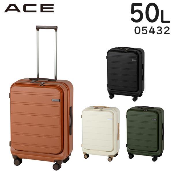 ACE エース 50L スーツケース ブラック Ace（エース） フレットボード スーツケース 50L 57cm 4.0kg 4泊 5泊 4