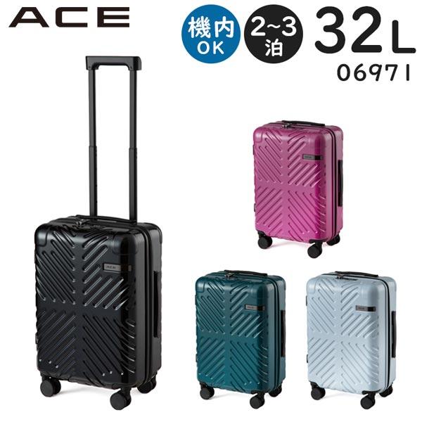 Ace（エース） ラディアル (32L) ファスナータイプ スーツケース 底足