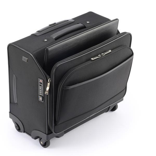 ace. フレックスルーフ2 ビジネストローリー (28L) 出張用ソフトキャリー 機内持ち込み可能 15.6インチPC対応 2泊程度 エースジーン 67571_4