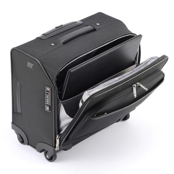 ace. フレックスルーフ2 ビジネストローリー (28L) 出張用ソフトキャリー 機内持ち込み可能 15.6インチPC対応 2泊程度 エースジーン 67571_5
