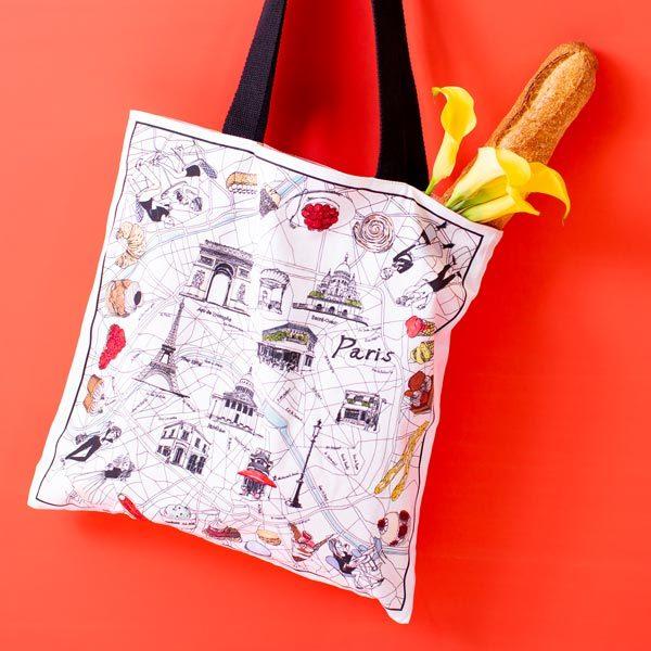 CHIZUTABI トートバッグ メッシュポーチ付き 帆布素材 エコバッグ