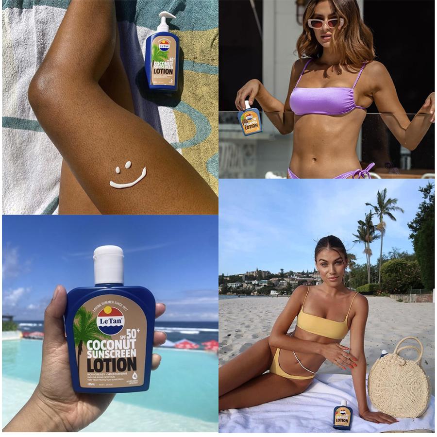 Le Tan サンスクリーンローション ココナッツ SPF50＋ PA++++ 日焼け