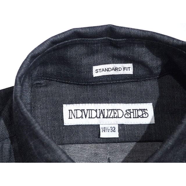 INDIVIDUALIZED SHIRTS（インディビジュアライズド　シャツ）/L/S STANDARD FIT B.D. DENIM SHIRTS/indigo｜travelsshibuya｜09