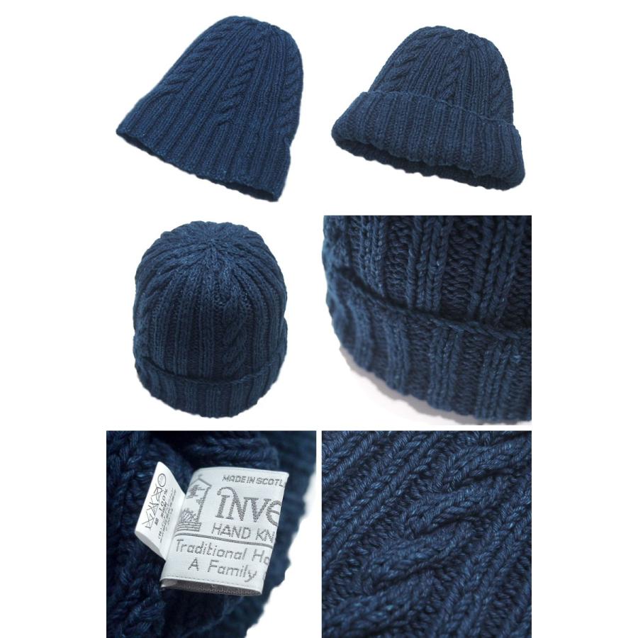 INVERALLAN（インバーアラン）/22F COTTON&DENIM HAND KNIT CAP