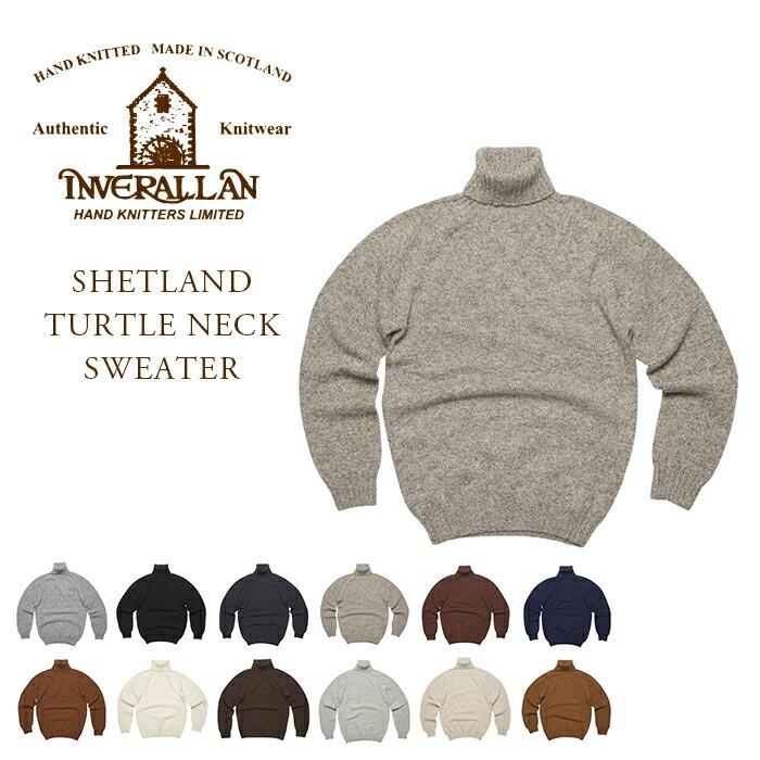 INVERALLAN(インバーアラン)/SHETLAND TURTLENECK SWEATER INVERALLAN(インバーアラン)/SHETLAND TURTLENECK SWEATER