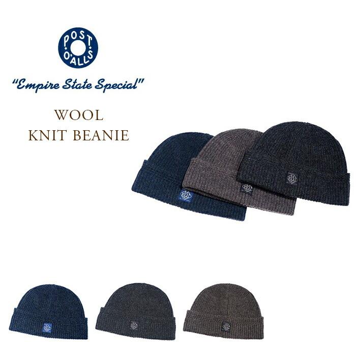 POST OVERALLS(ポストオーバーオールズ）/#4102 WOOL KNIT BEANIE