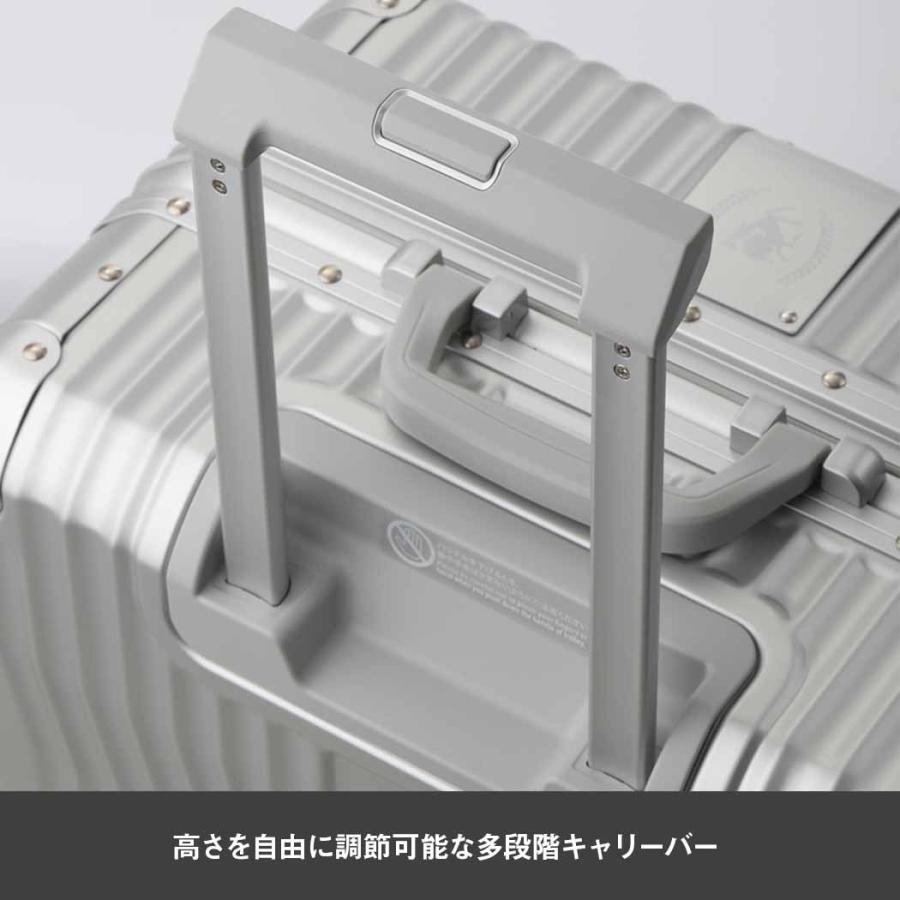 スーツケース キャリーケース キャリーバッグ 高強度 フレームタイプ 機内持ち込み 軽量アルミ素材 ダブルキャスター レジェンドウォーカー 1〜3日 1512-48_10