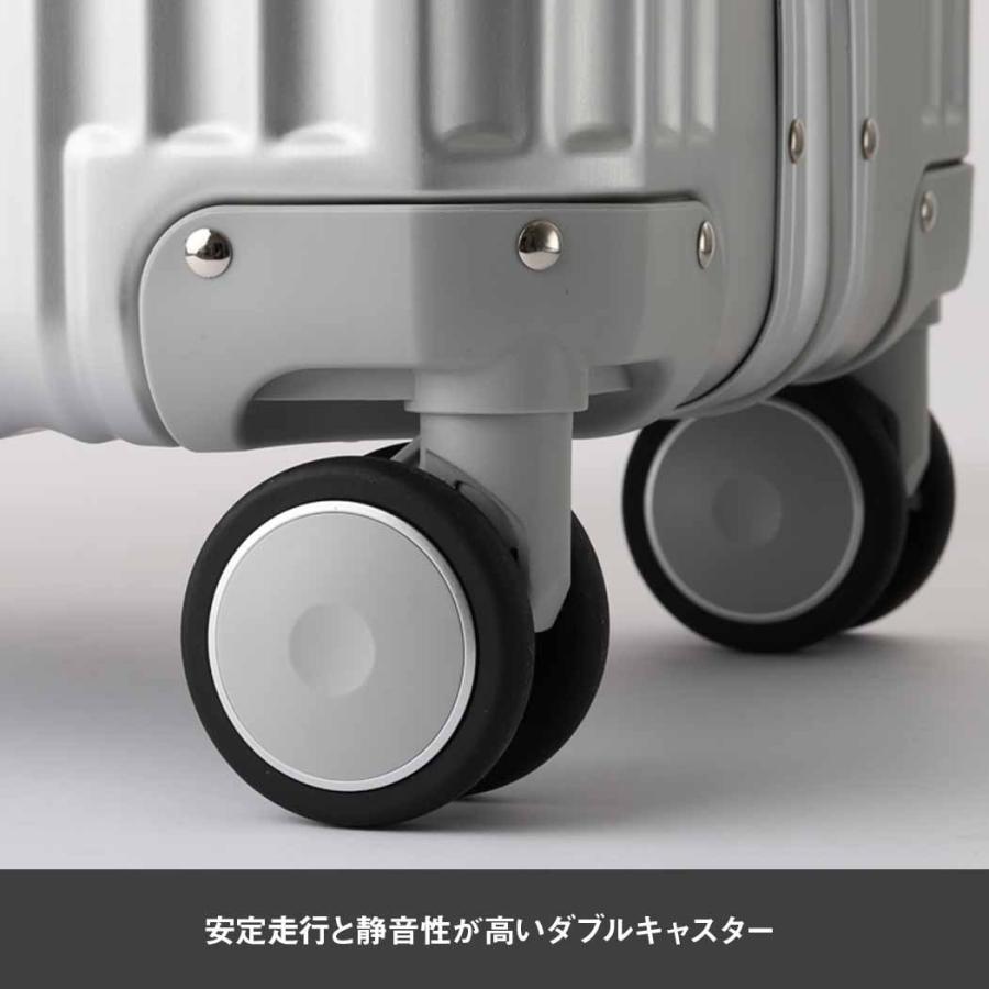 スーツケース キャリーケース キャリーバッグ 高強度 フレームタイプ 機内持ち込み 軽量アルミ素材 ダブルキャスター レジェンドウォーカー 1〜3日 1512-48_11
