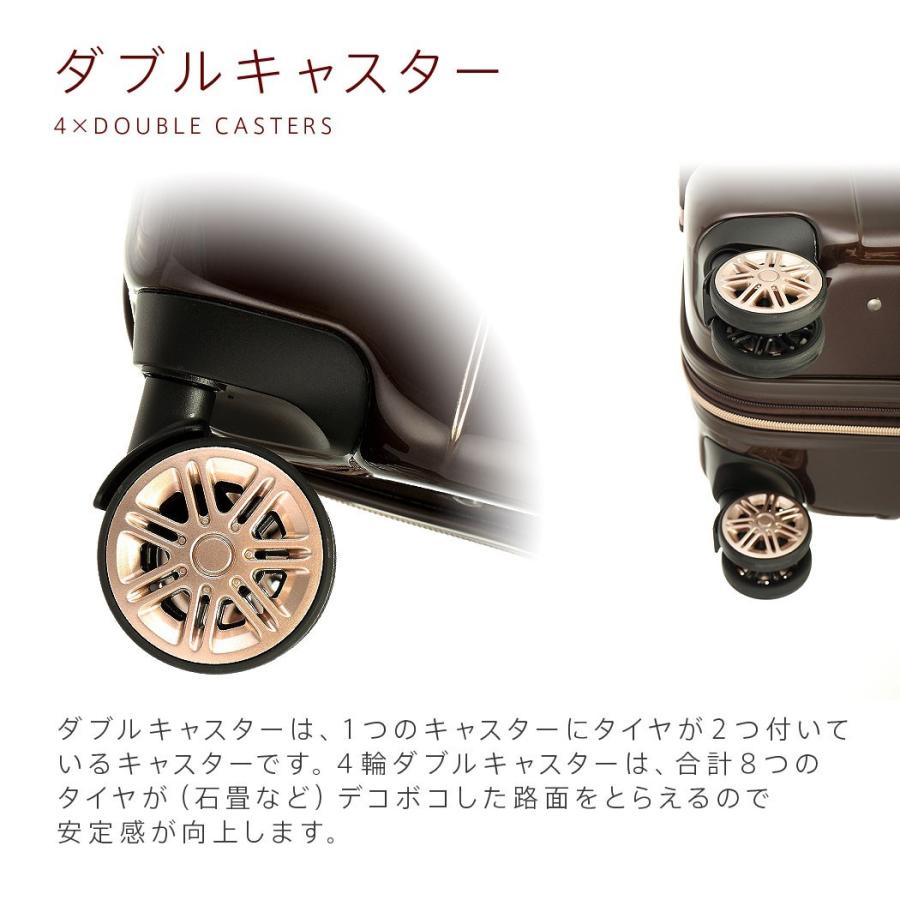 スーツケース キャリーケース キャリーバッグ トランク 小型 機内持ち込み 軽量 おしゃれ 静音 ファスナー 拡張 W-5122-48|travelworld|04