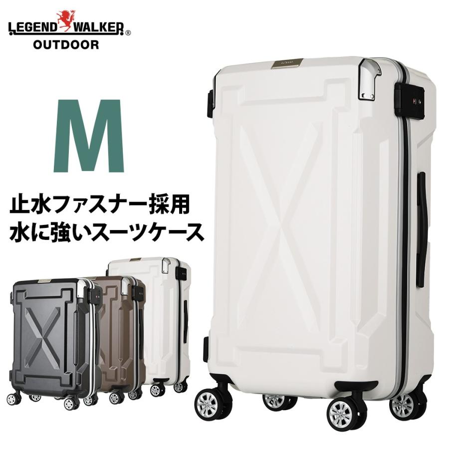 種類豊富な品揃え スーツケース キャリーケース キャリーバッグ トランク 中型 軽量 Mサイズ おしゃれ 静音 ハード ファスナー ビジネス 6304-61 ハードタイプスーツケース