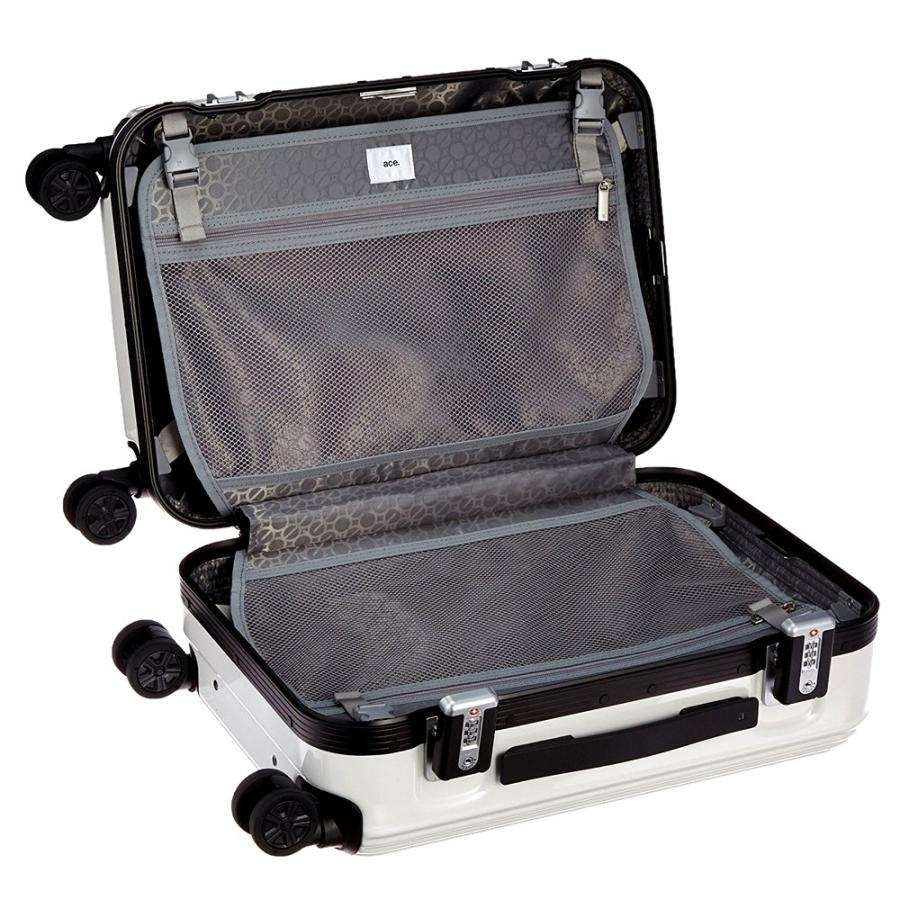 アウトレット スーツケース キャリーケース キャリーバッグ エース 中型 軽量 Mサイズ おしゃれ 静音 ace. リップルF ハード フレーム  ビジネス B-AE-05553 : スーツケースの旅のワールド - 通販 - Yahoo!ショッピング
