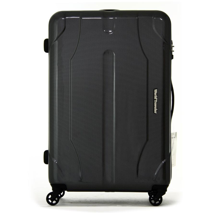 アウトレット スーツケース キャリーケース キャリーバッグ エース 大型 軽量 Lサイズ おしゃれ 静音 ワールドトラベラー ハード ファスナー B-AE-05908｜travelworld｜02