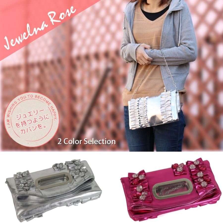 Jewelna Rose ジュエルナローズ 手提げカバン ポーチ カジュアルバッグ レディースバッグ Ae Ae スーツケースの旅のワールド 通販 Yahoo ショッピング