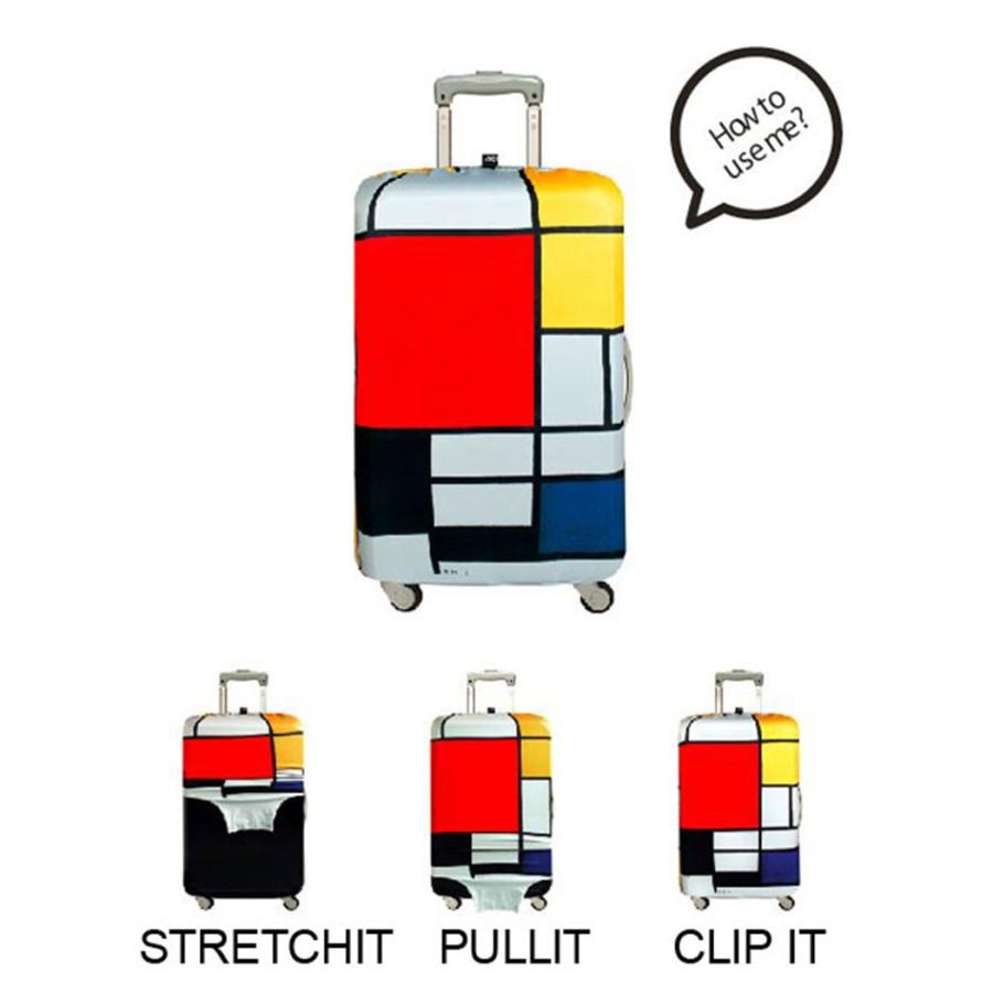 スーツケースカバー ラゲッジカバー 保護カバー Mサイズ LOQI ローキー