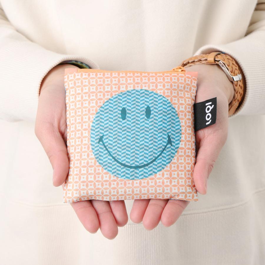 エコバッグ LOQI ローキー SMILEY スマイリー レディース 女性用 大きめ おしゃれ かわいいトート ブランド バッグ ショッピングバッグ loqi-rebag-a1｜travelworld｜11