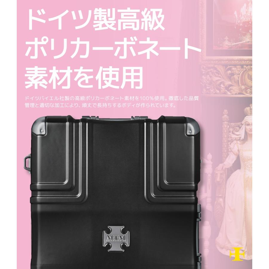 スーツケース キャリーケース キャリーバッグ トランク 中型 軽量 Mサイズ おしゃれ 静音 ハード フレーム W-M1001-F62|travelworld|04