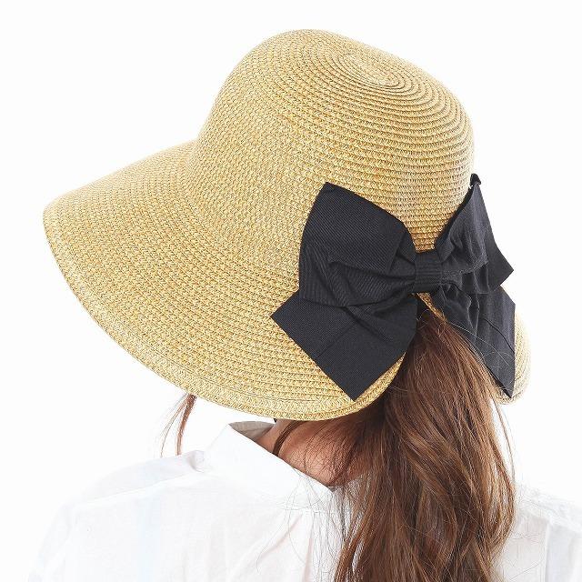 爆買い送料無料 帽子 レディース 麦わら帽子 紐付き 風で飛ばない