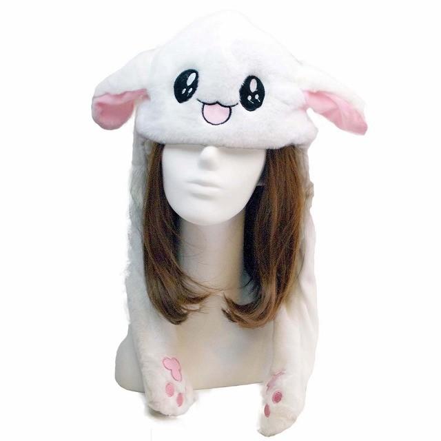 うさぎ帽子 耳が動く 動く耳 うさ耳 うさぎ 帽子 耳が動く帽子 カチューシャ バニー トッキモジャ 被り物 かぶりもの 原宿 韓国 着ぐるみ ぬいぐるみ ハロウィン Tgy 050 Trax Shop 帽子 雑貨 通販 Yahoo ショッピング