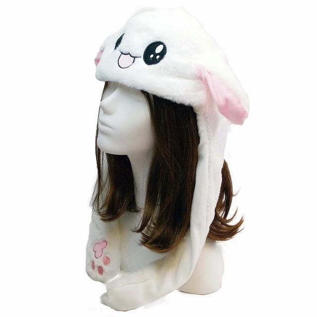 うさぎ帽子 耳が動く 動く耳 うさ耳 うさぎ 帽子 耳が動く帽子 カチューシャ バニー トッキモジャ 被り物 かぶりもの 原宿 韓国 着ぐるみ ぬいぐるみ ハロウィン Tgy 050 Trax Shop 帽子 雑貨 通販 Yahoo ショッピング