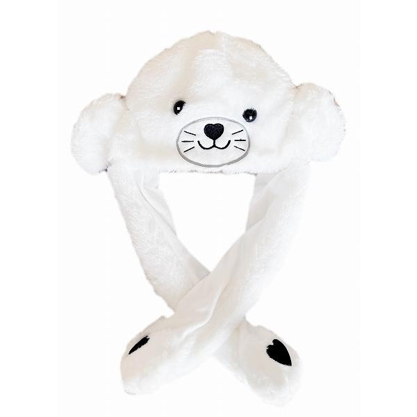 ハロウィン 着ぐるみ かぶりもの 被り物 コスプレ 耳が動く帽子