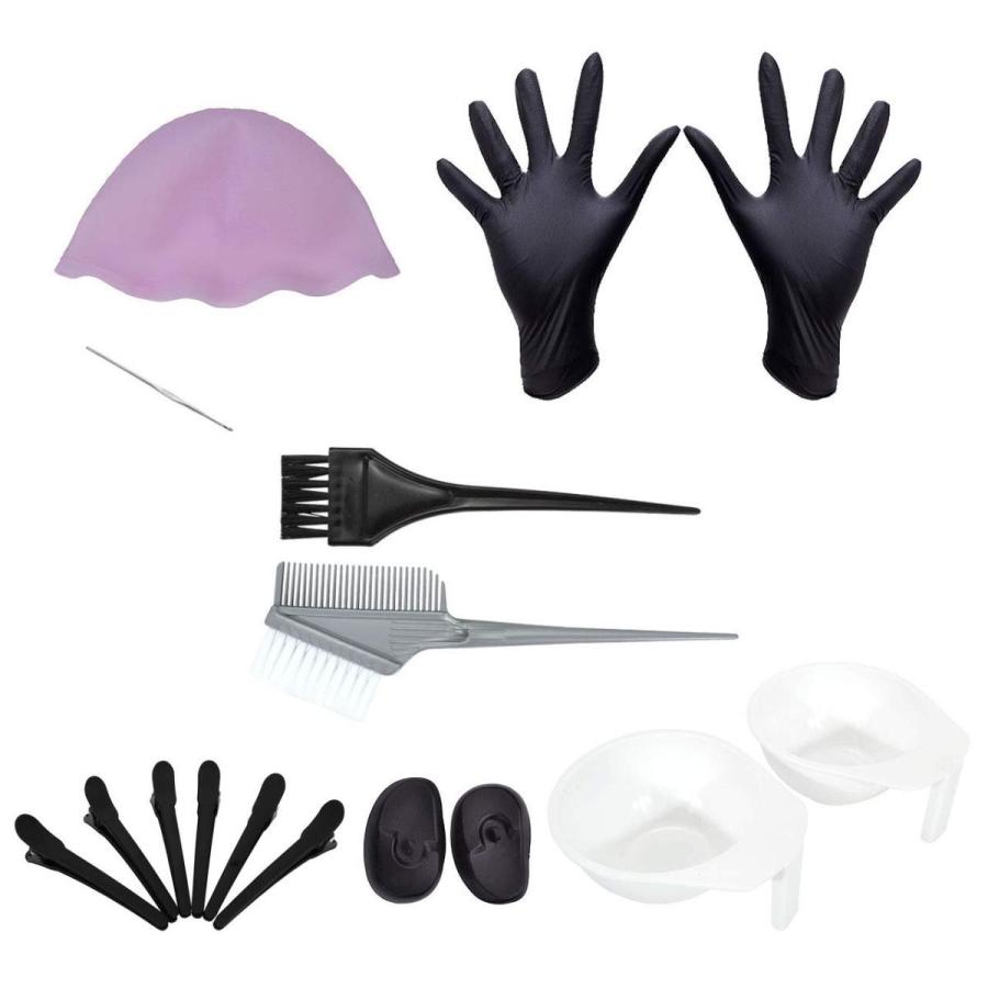 Faletony Jp ヘアカラー用 セット ヘアカラーの用具 カップ コーム イヤーキャップ 刷毛 ホイッパー サロン 美髪師用 プロ用 セルフ Www Nlqp Com