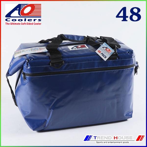 AO Coolers 48PACK VINYL ROYAL BLUE / AOクーラーズ ビニールソフトクーラー 48パック ロイヤルブルー｜trdh