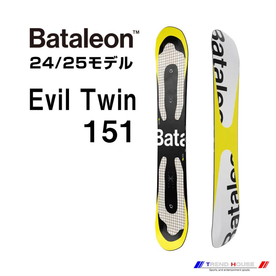 スノーボード BATALEON EVIL TWIN 151 BATALEON（バタレオン） 24-25モデル エビルツイン151 EVIL TWIN 151
