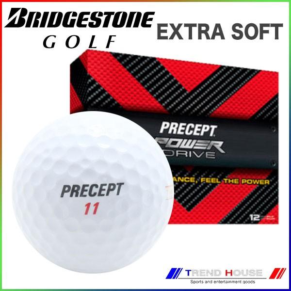 BRIDGESTONE GOLF 新品未使用 12球1ダース ブリヂストン プリセプト パワーディスタンス ロゴオーバーランボール ...