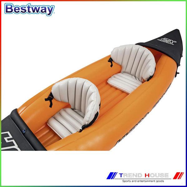 カヤック 2人乗り 321cm x 88cm ベストウェイ/hydro-force Lite-Rapid X2 Kayak BESTWAY