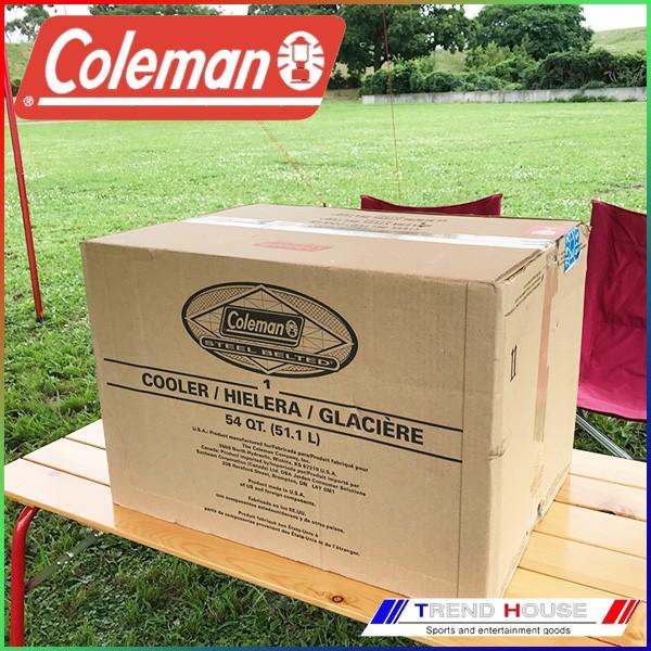 【Coleman】 54QT スチールベルトクーラー ホワイト コールマン 54QT 70THリミテッド スチールベルトRクーラー ホワイト