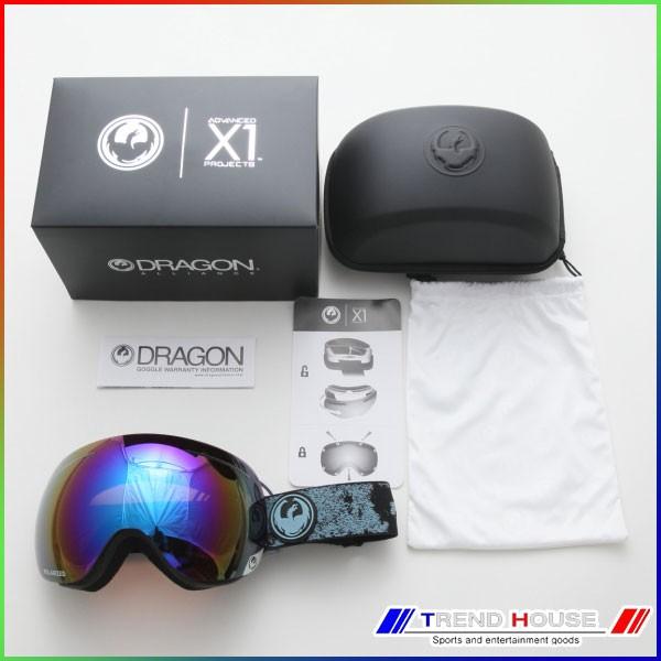 ドラゴン ゴーグル X1 Mason Blue/Flash Blue Polarized 722