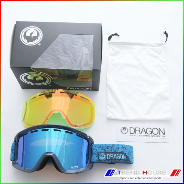 ドラゴン（DRAGON） ゴーグル D1 Stone Blue/Blue Steel+Yellow Red