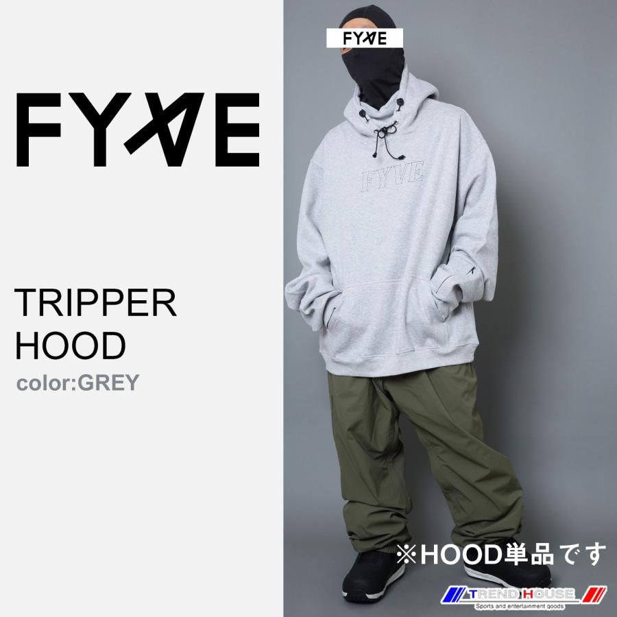 FYVE スノーボードウェア TRIPPER HOOD(GREY) サイズXL【HOOD単品