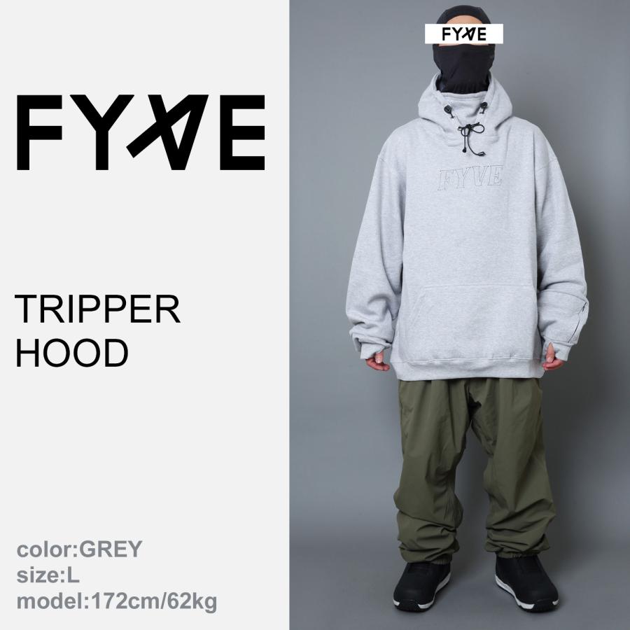 FYVE スノーボードウェア TRIPPER HOOD(GREY) サイズXL【HOOD単品