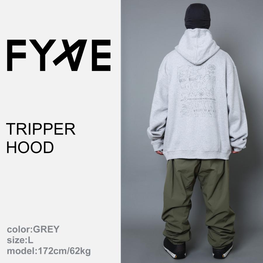 FYVE スノーボードウェア TRIPPER HOOD(GREY) サイズXL【HOOD単品