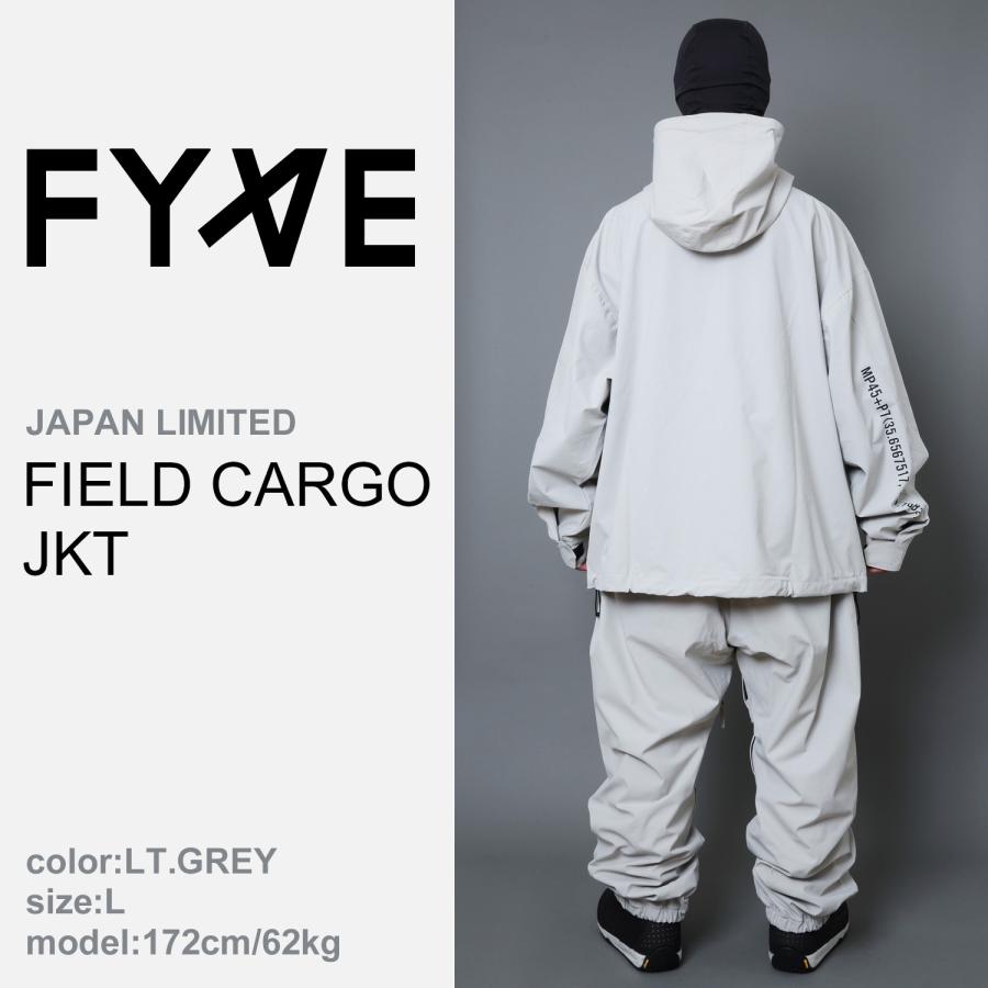 FYVE スノーボードウェア FIELD CARGO JACKET(LT.GREY) サイズXL