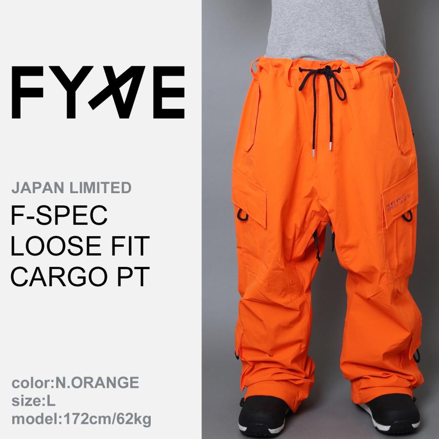 FYVE スノーボードウェア FSPEC LOOSE FIT CARGO PT(N.ORANGE) サイズL
