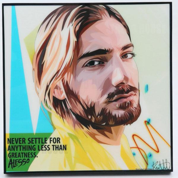 2枚で送料無料 ポップアートパネル アレッソ ALESSO Keetatat