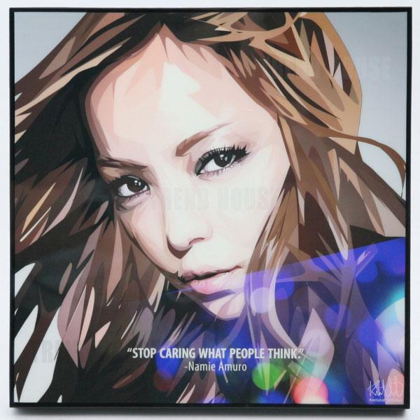 2枚で送料無料 ポップアートパネル 安室 奈美恵 VER2 NAMIE AMURO