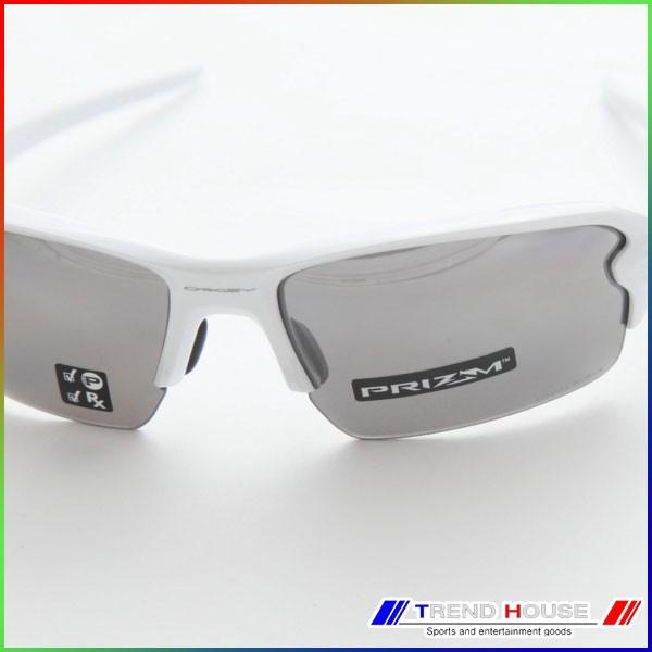 オークリー サングラス フラック 2.0 プリズム アジアンフィット OO9271-2461 Flak 2.0 PRIZM (Asia Fit) Polished White/Prizm Black Polarized OAKLEY PRIZM Asia Fit