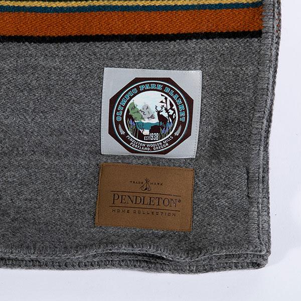 ペンドルトン ブランケット ナショナルパーク PENDLETON/XF133-53569 NATIONAL PARK THROW W/CARRIER Olympic Grey_3