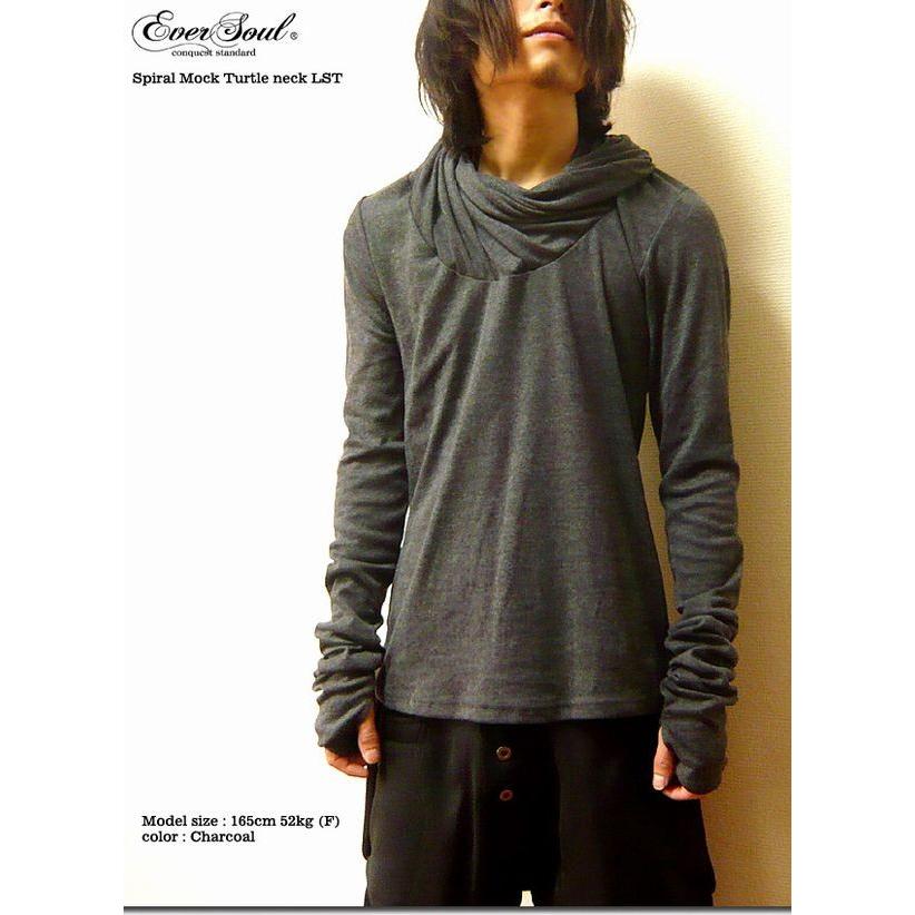 長袖 Tシャツ カットソー トップス メンズファッション 指穴付き スーパーロングスリーブ スパイラルモック タートルネック 長い袖 くしゅくしゅ 父の日 1004 053 322 Tre Fiore 通販 Yahoo ショッピング