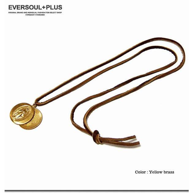 クーポン利用で1000円off ネックレス ペンダント メンズアクセサリー アクセサリー ファッション 円形スライド式 聖母マリア 黄銅ヘッド付 ディアスキンレザーネックレス 鹿革 父の日 Hanagrocare Com