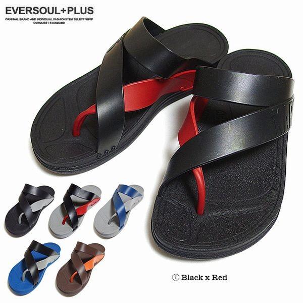 トングサンダル サンダル メンズシューズ 紳士靴 メンズファッション さりげ オシャレ 夏スタイル センス良 配色