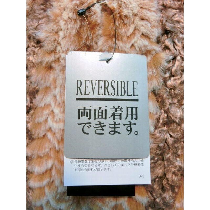 専門ショップ ラビットファー レディースファッション コート ジャケット 両面着れる オシャレ ストライプ ストライブ ファー リバーシブル ラビット その他コート アウター 色 モカ Terresrouges Com