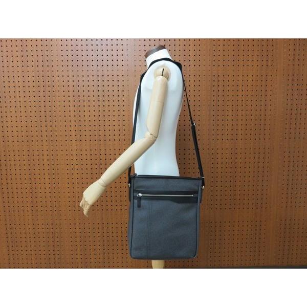 ショルダーバッグ メンズバッグ メンズファッション A4 たて 鞄生産日本一 兵庫県豊岡製 職人 ブラックグレー 日本製 兵庫県豊岡市 縦型 鞄の聖地